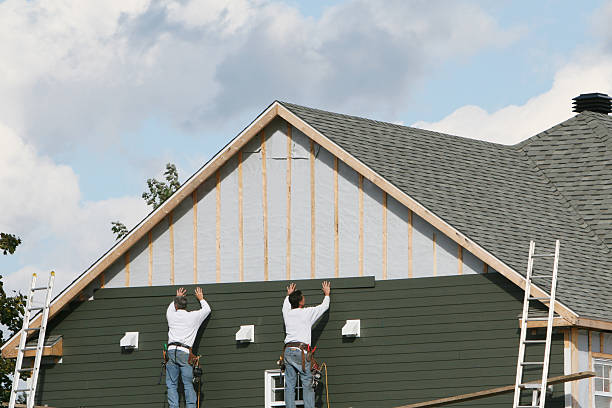 Professional Siding Replacement technician working in Camp Hill, PA